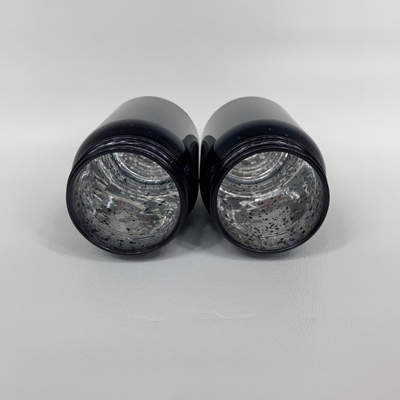 Metallic Onyx and Silver Speckled Mason Jar Vases - Picture 5 of 6